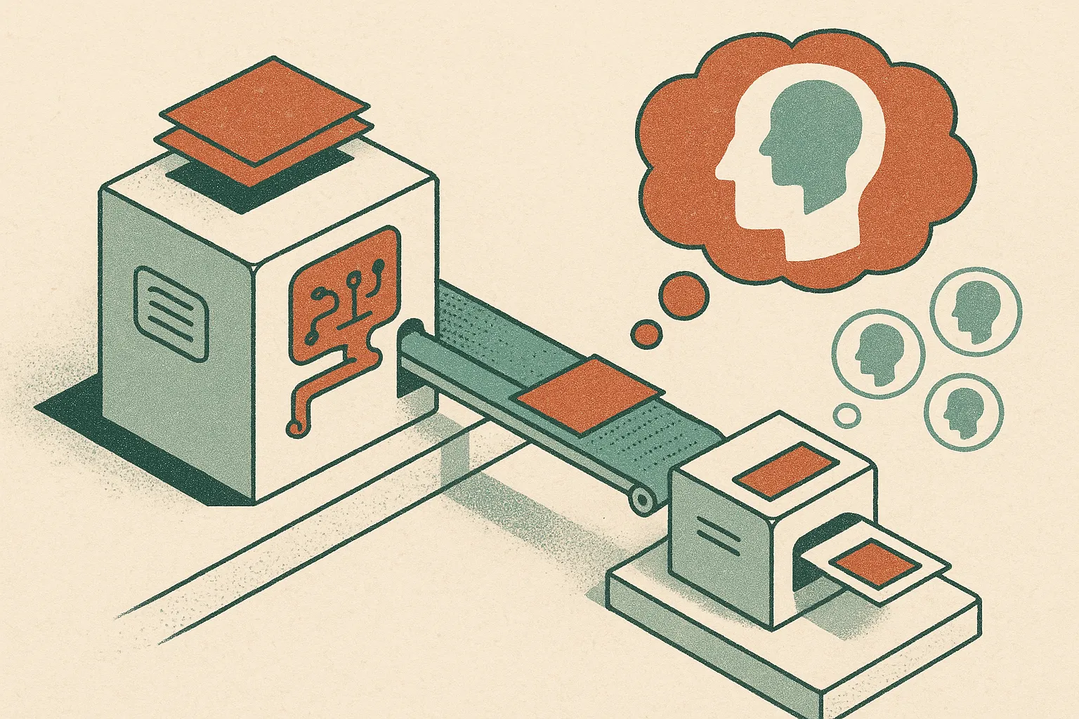 LLMs brainstorm like synthesis machines, not researchers