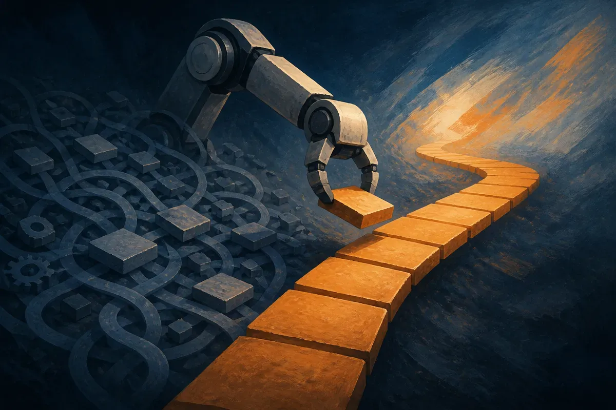 ChunkAct moves robot agents from constant planning to reusable routines