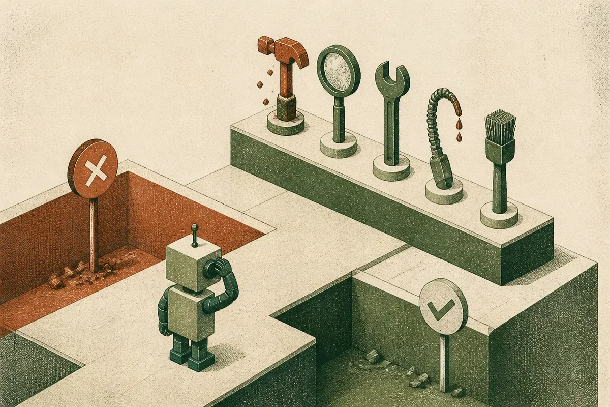 Tool retrieval should know when the tool is broken