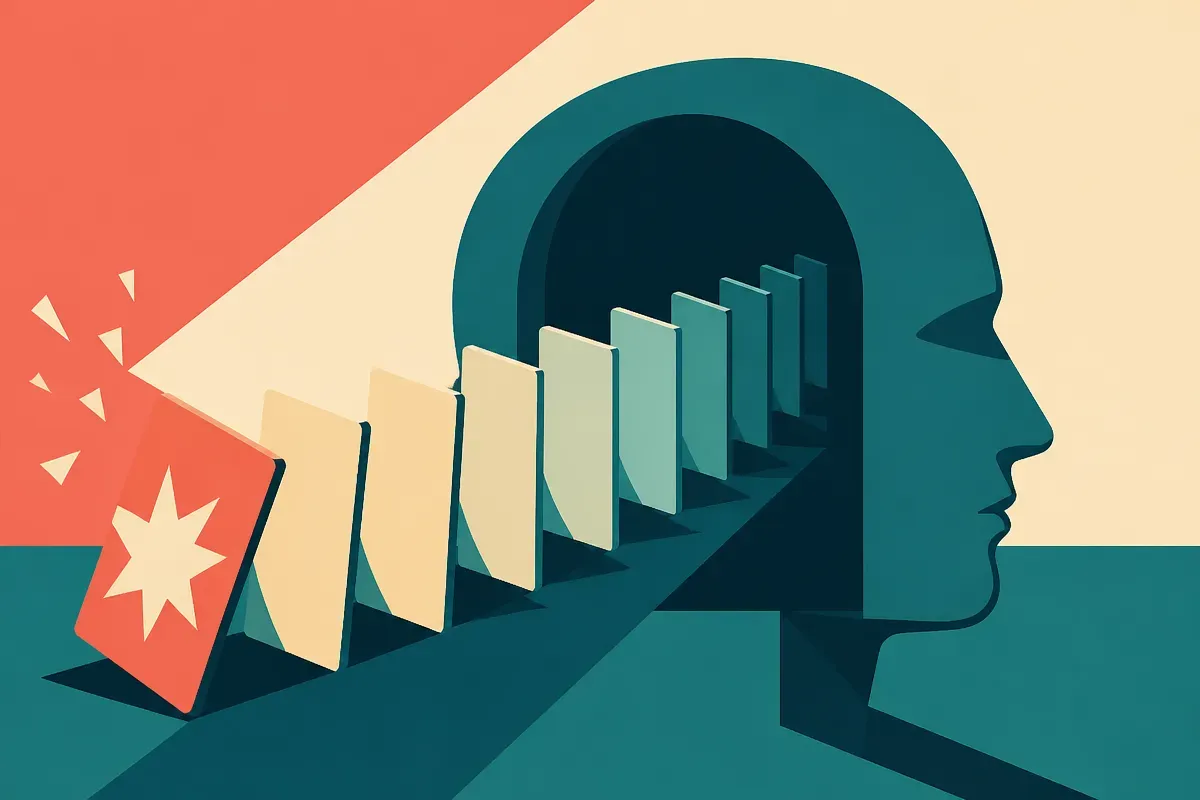 When a hallucination enters the context, can the model talk itself out of it?