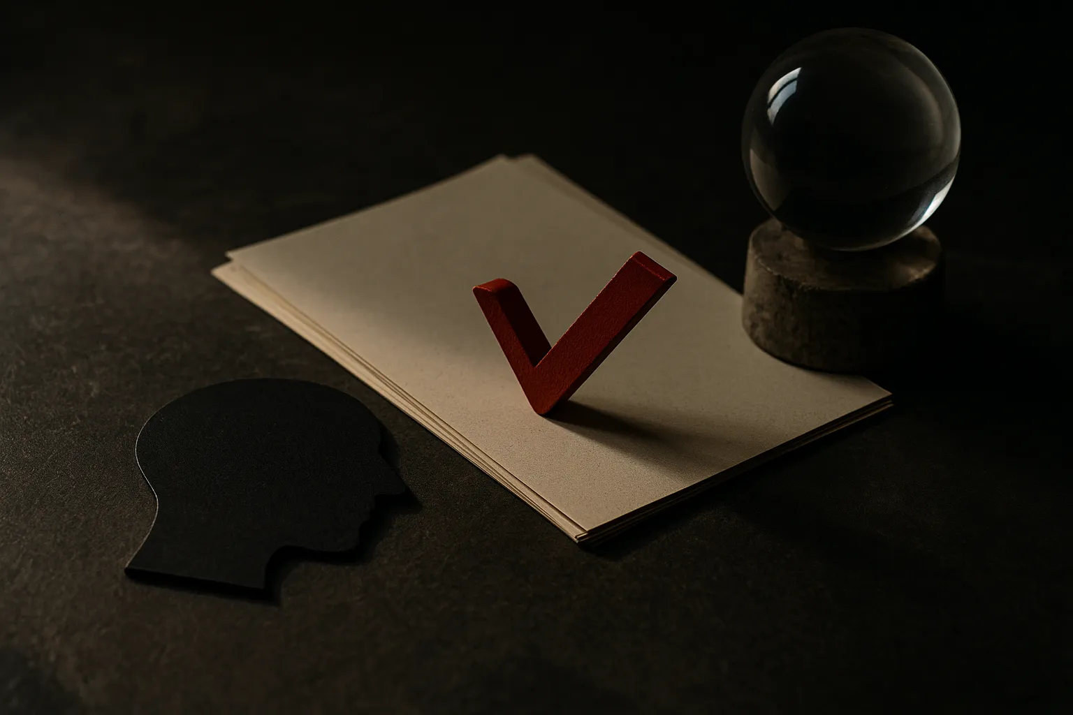 Consistency checks are not truth checks for probabilistic AI