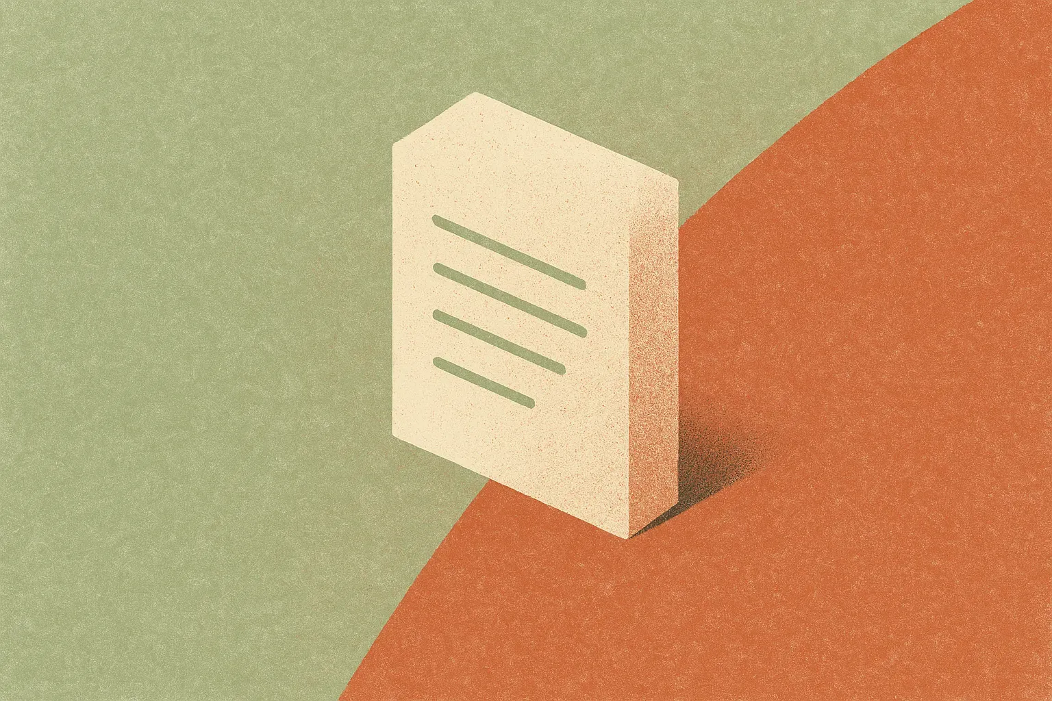 a single article represented as a shape sitting on the fuzzy overlapping edge between two colored regions, belonging par