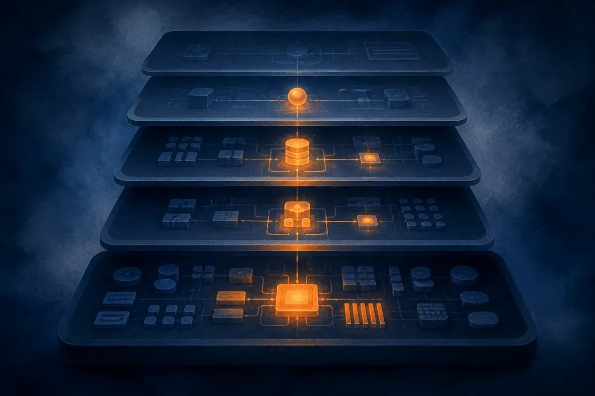a startup sequence where only the needed components light up instead of all of them at once