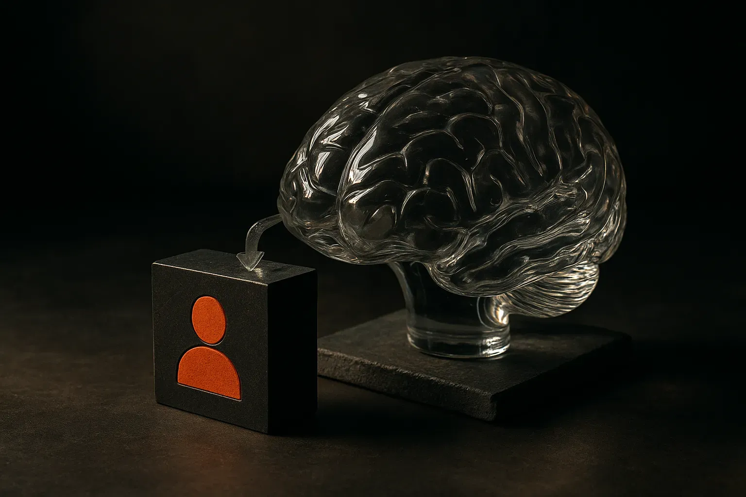 a single unified brain shape absorbing a role that used to sit outside it as a separate box