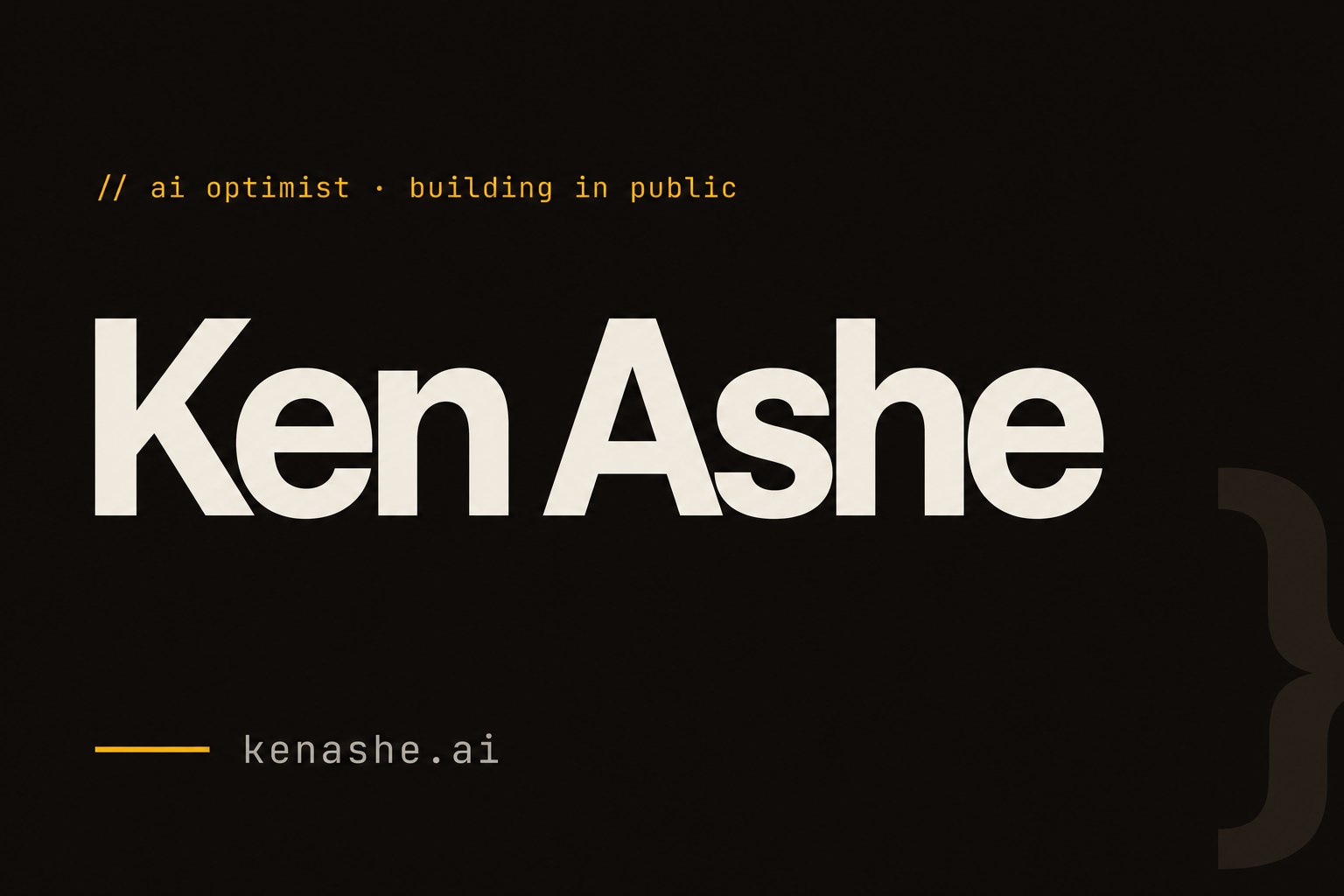 KenAshe.ai card image