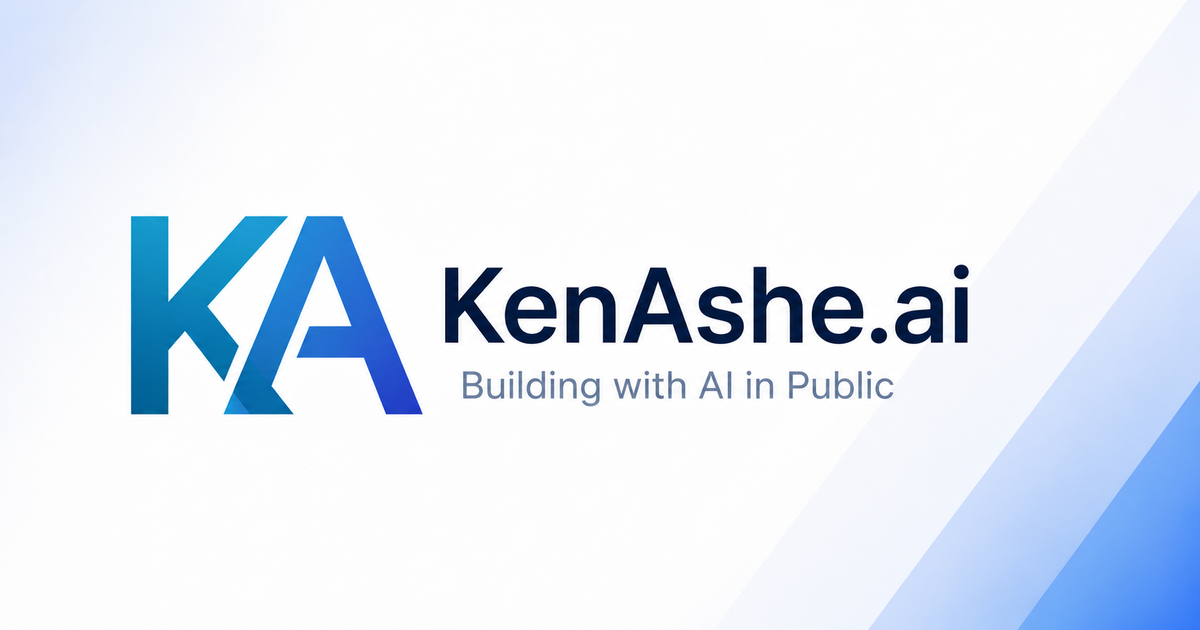KenAshe.ai, a public build log for practical AI projects and website development